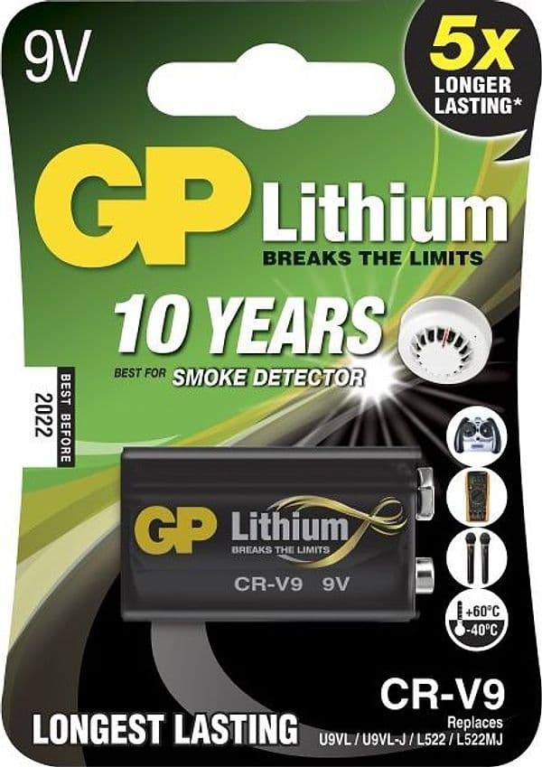 Blister 1 Batteria Litio 9V Longest Lasting - 4