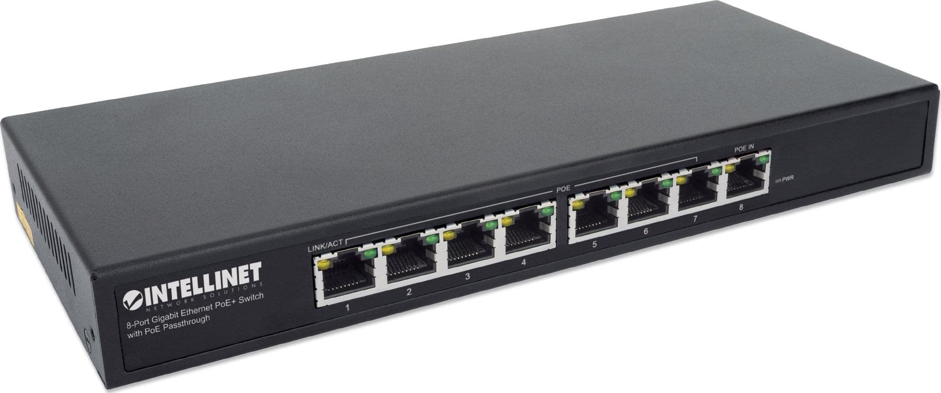 Switch PoE+ Gigabit Ethernet a 8 porte con passthrough PoE - 13