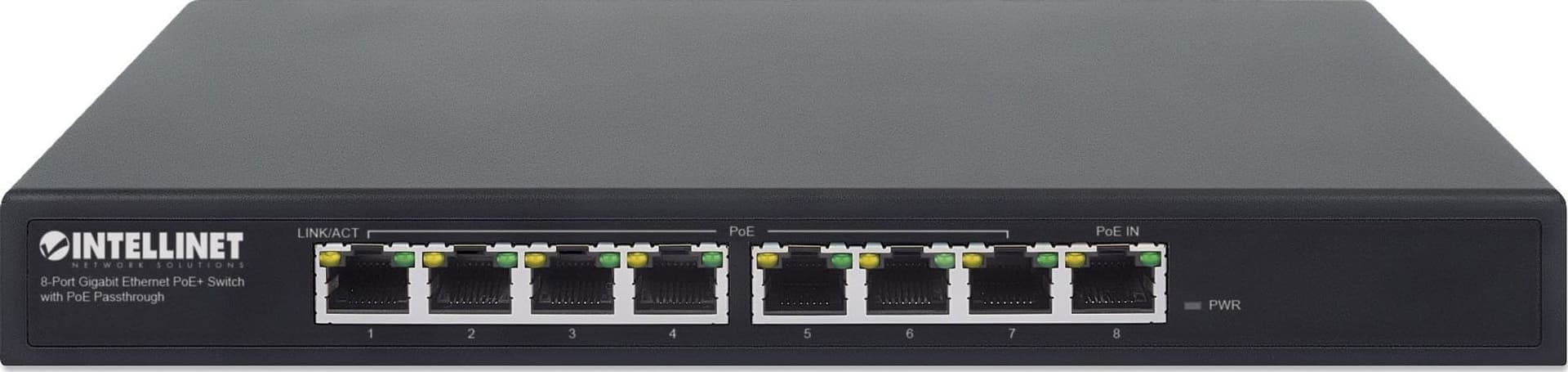 Switch PoE+ Gigabit Ethernet a 8 porte con passthrough PoE - 15