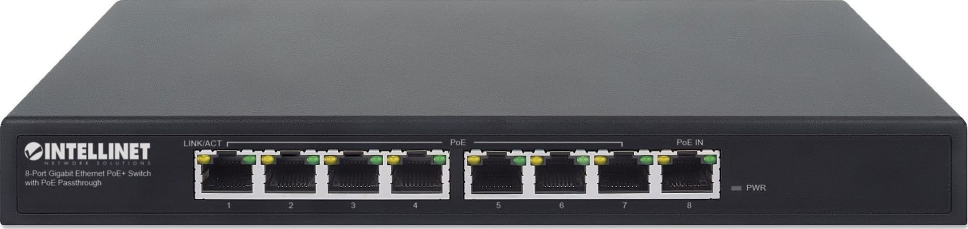 Switch PoE+ Gigabit Ethernet a 8 porte con passthrough PoE - 4