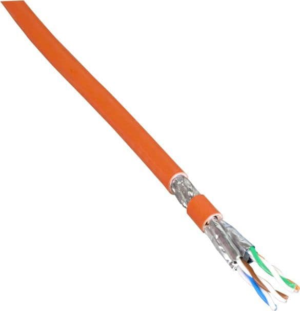 Matassa S/FTP Cavo Cat. 7A Rame 1200MHz B2ca 100m Rigido B2ca Arancione - 3