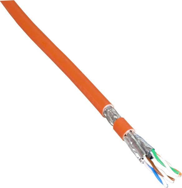 Matassa S/FTP Cavo Cat. 7A Rame 1200MHz B2ca 100m Rigido B2ca Arancione - 5