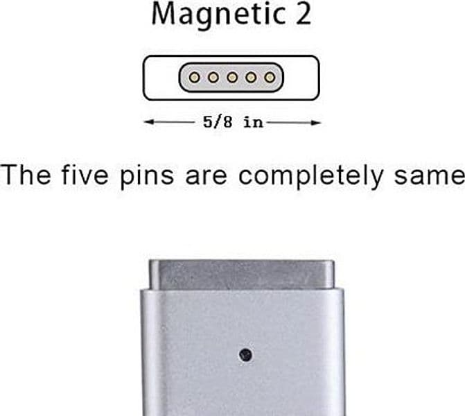 Alimentatore Magsafe 2 85W Caricatore Magnetico per MacBook - 6