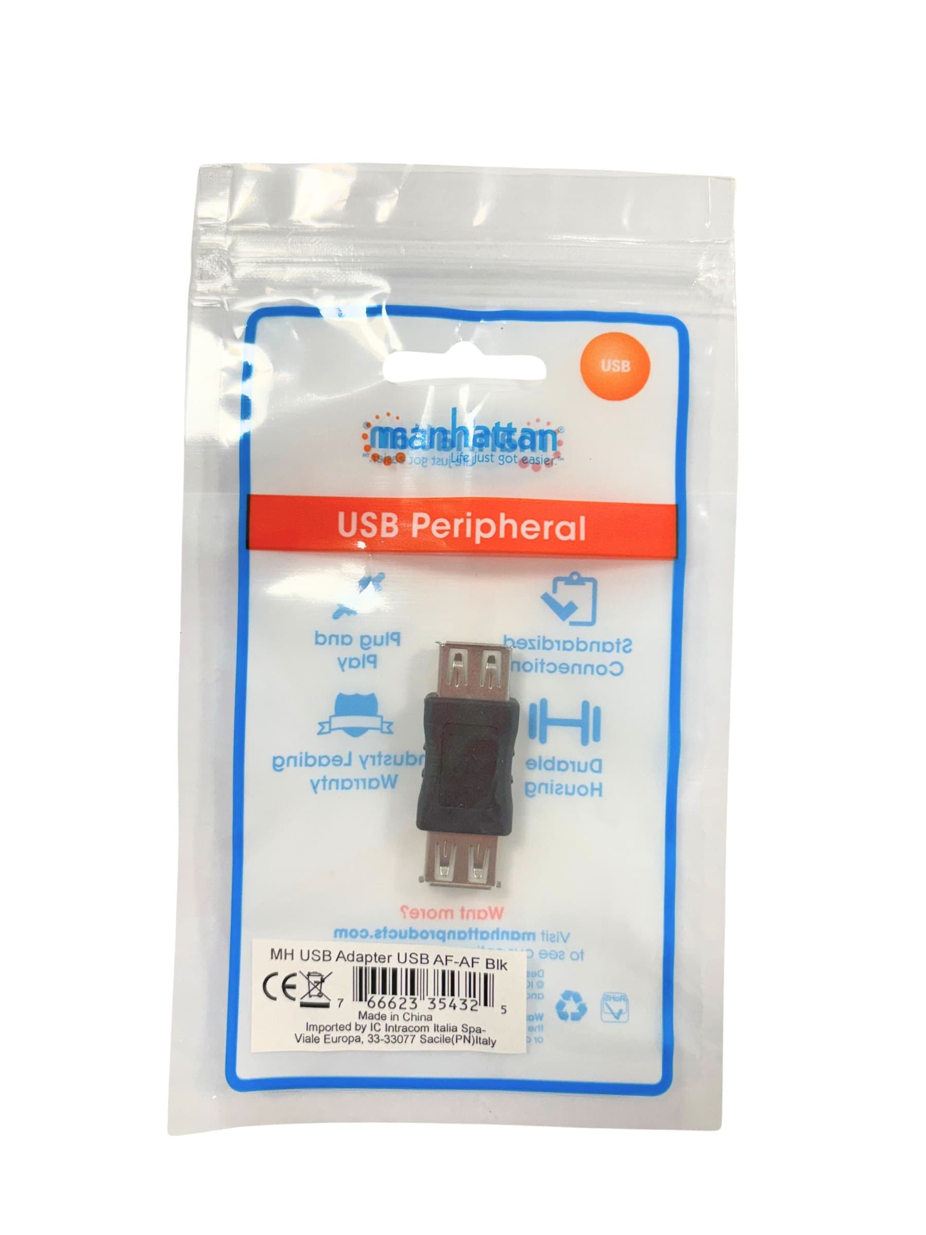 Adattatore USB-A Femmina USB-A Femmina Nero - 13