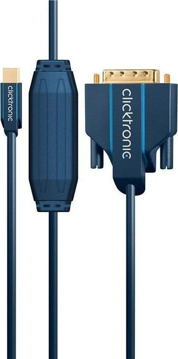 Cavo Mini DisplayPort (Thunderbolt) a DVI-D 24+1 2m Alta Qualit&agrave - 11