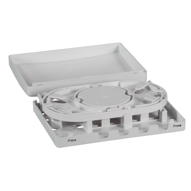Scatola di connessione indoor FTTH per 4 fibre, 4 adattatori, IP20 - 6