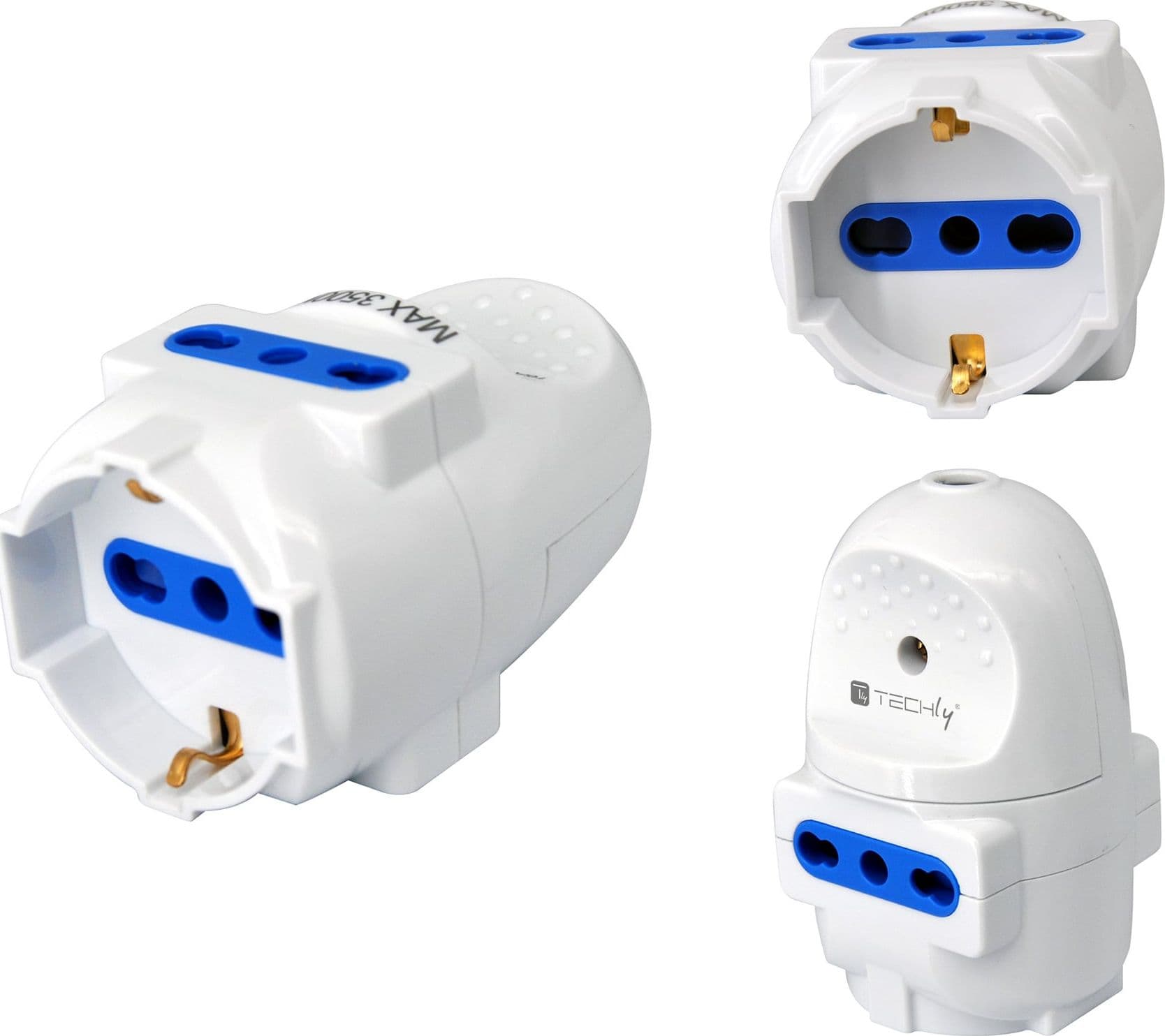 Multipresa Volante 1x 10/16A/Schuko e 2x 10/16A Bipasso - 11