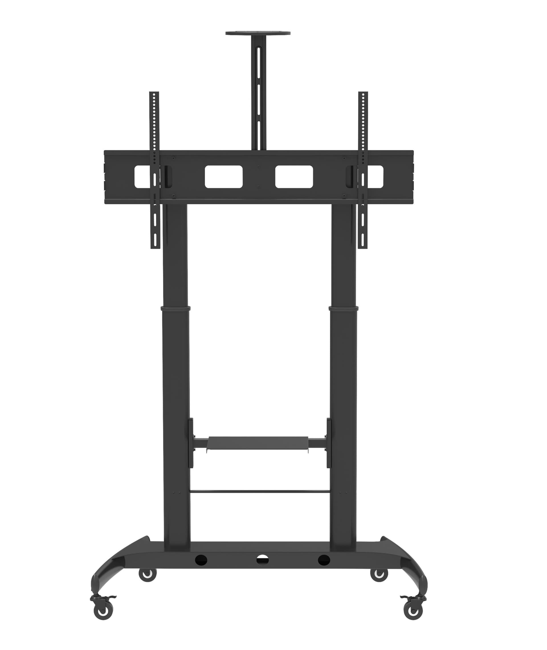 Supporto da Pavimento TV LCD/LED 52-110'' Altezza Regolabile 2 Mensole - 11