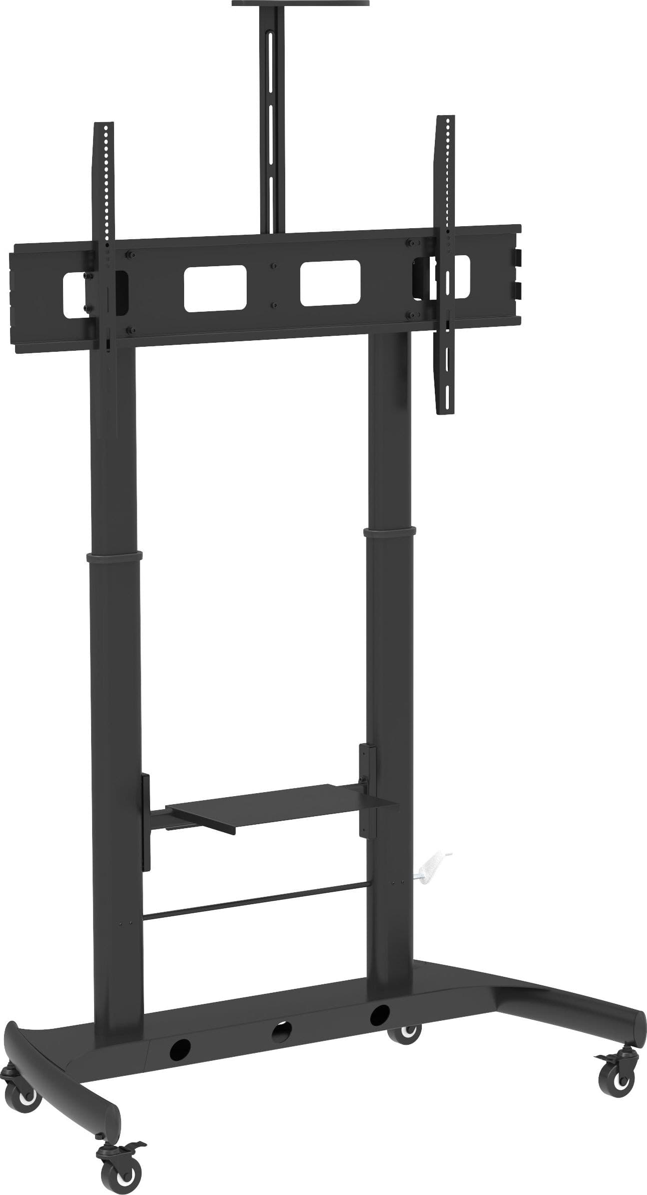 Supporto da Pavimento TV LCD/LED 52-110'' Altezza Regolabile 2 Mensole - 6