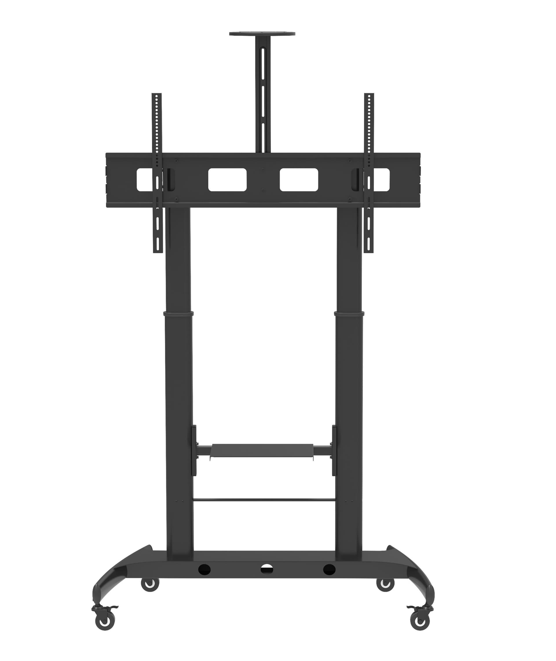 Supporto da Pavimento TV LCD/LED 52-110'' Altezza Regolabile 2 Mensole - 7