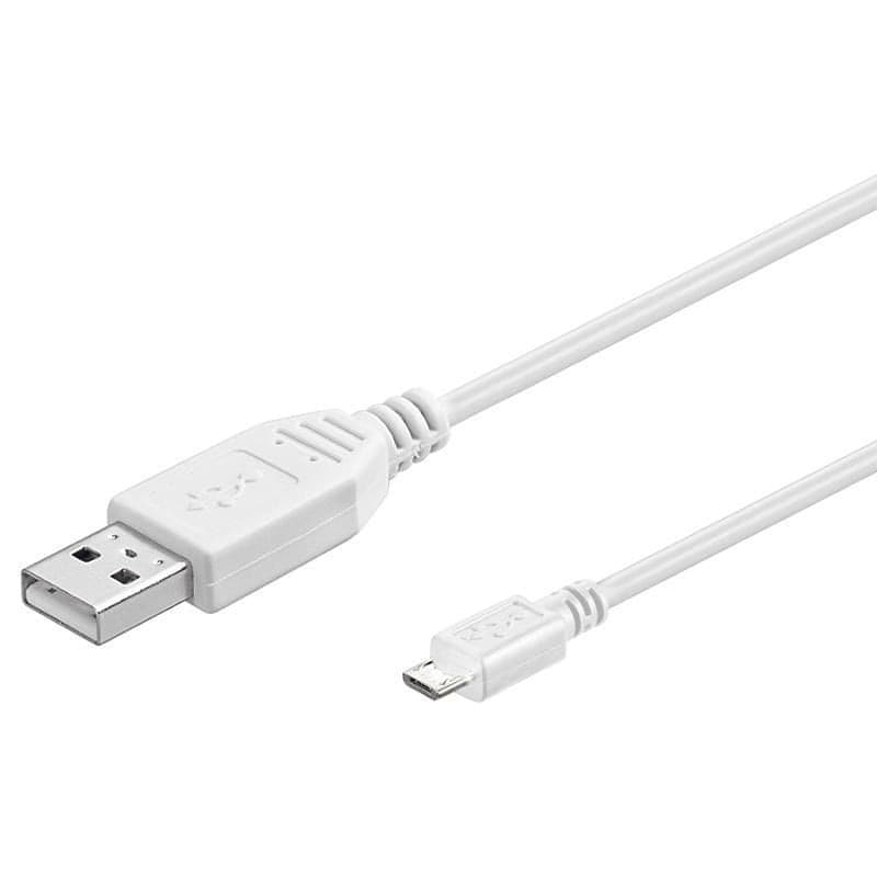 Cavo USB 2.0 A maschio/Micro B maschio 1,8m Bianco - 10