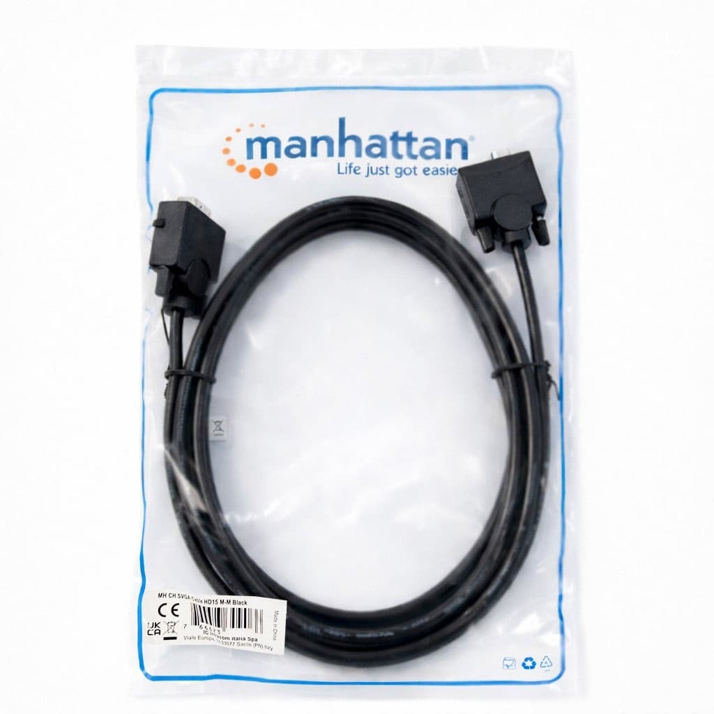Cavo monitor SVGA standard M/M 4,5 mt NERO - 16