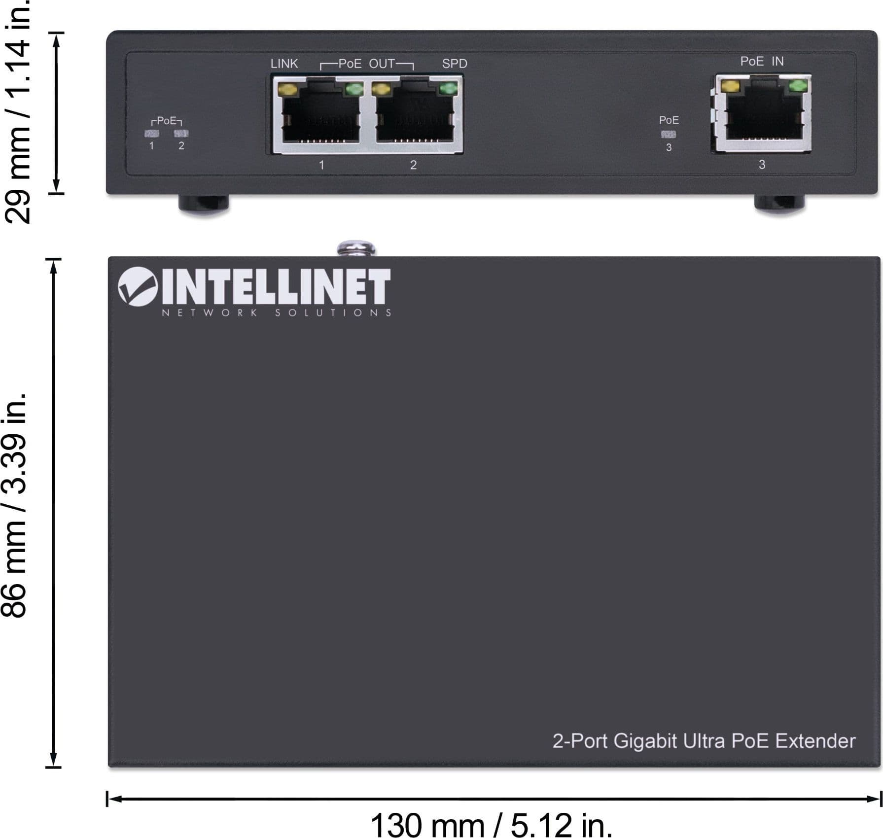 Ultra PoE Extender Gigabit 2 porte - 15
