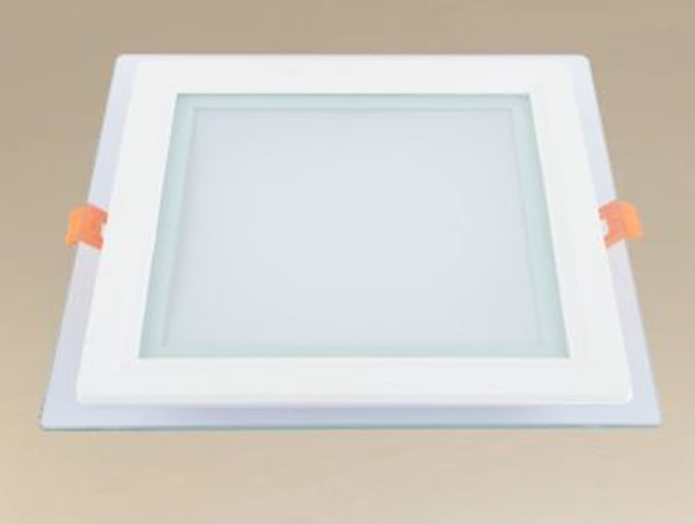 PANNELLO LED INCASSO LUCE 3000K-6500K 18W QUADRATO AM-CS-18 CON BORDO TRAPARENTE 00694 - 5