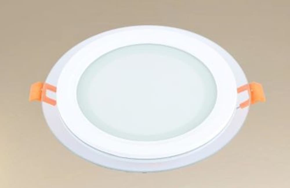 PANNELLO LED INCASSO LUCE 3000K-6500K 12W TONDO AM-CR-12 CON BORDO TRAPARENTE 00649 - 4