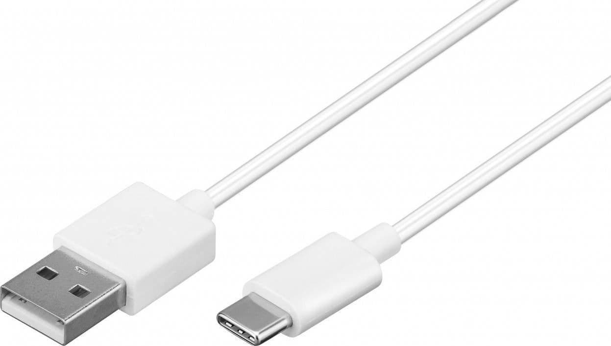 Cavo USB A Maschio 2.0 / USB-C Maschio 3 metri Bianco - 15