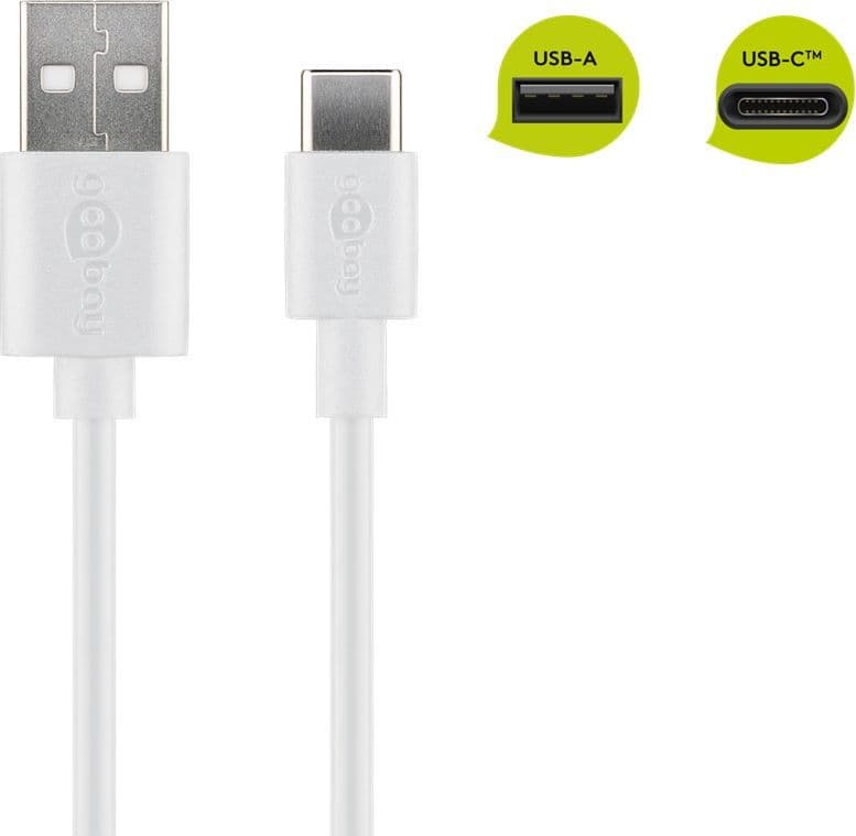 Cavo USB A Maschio 2.0 / USB-C Maschio 3 metri Bianco - 9