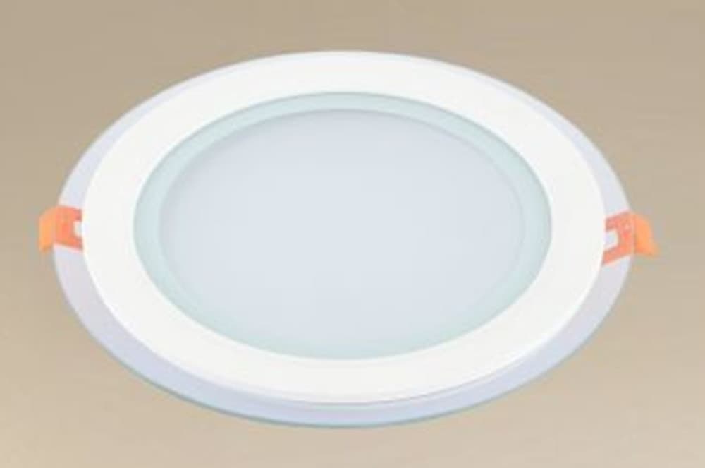 PANNELLO LED INCASSO LUCE 3000K-6500K 18W TONDO AM-CR-18 CON BORDO TRAPARENTE 00656 - 5