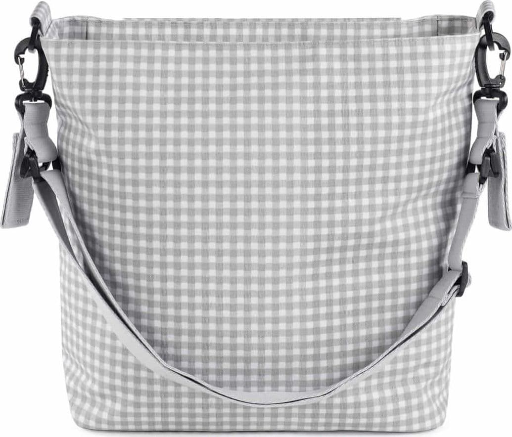 Borsa fasciatoio Pasito a Pasito Walking Mum I Love Vichy Grigio in Borse a busta La Casa Del Bebè - Napoli, commercioVirtuoso.it