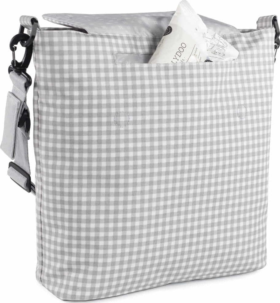 Borsa fasciatoio Pasito a Pasito Walking Mum I Love Vichy Grigio in Borse a busta La Casa Del Bebè - Napoli, commercioVirtuoso.it