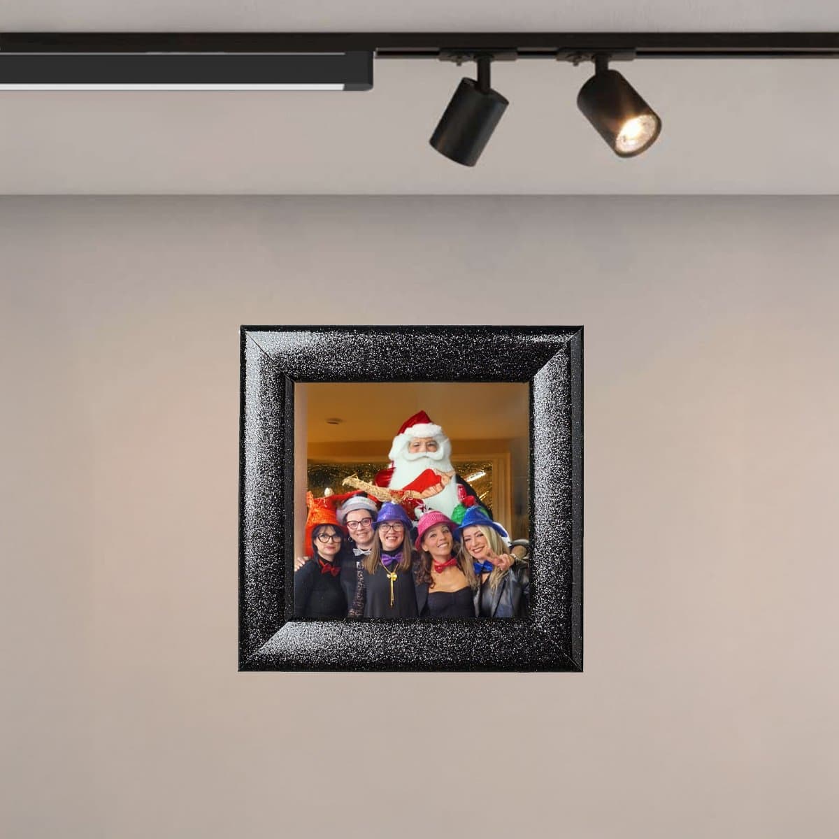 Binario Top Light MONO MIXKIT 300L N NE GU10 LED INTEGRATO 4000K lampada soffitto faretti orientabili moderno - 2