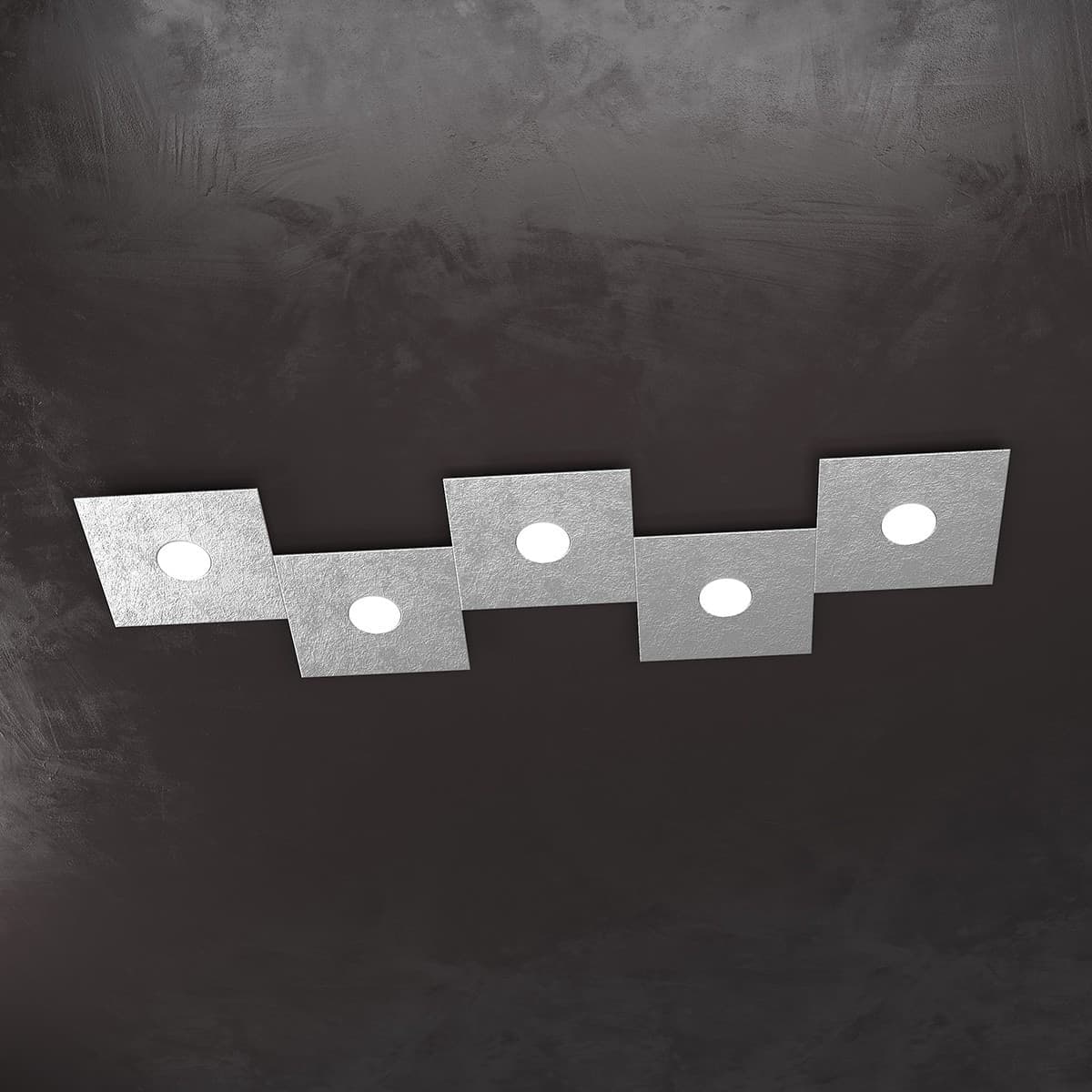 Plafoniera moderna Top Light ECCENTRIC 1156 5L GX53 LED metallo lampada parete soffitto - 21