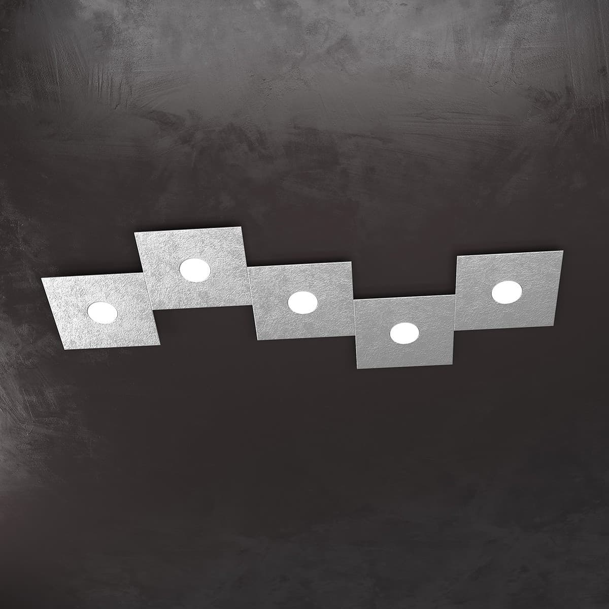 Plafoniera moderna Top Light ECCENTRIC 1156 5L GX53 LED metallo lampada parete soffitto - 30