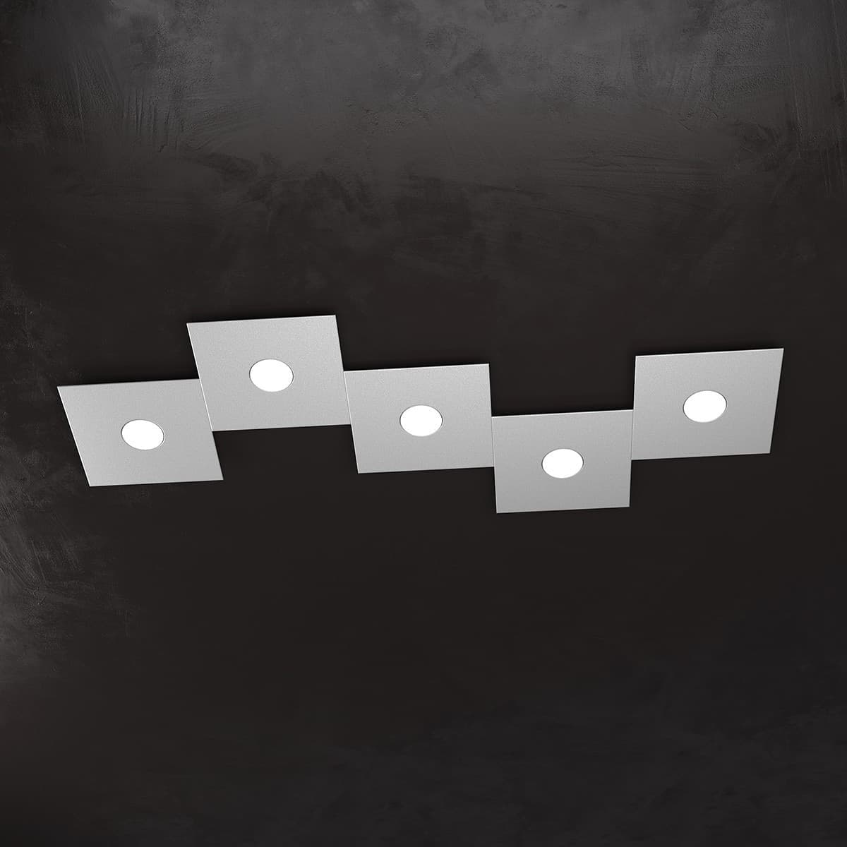 Plafoniera moderna Top Light ECCENTRIC 1156 5L GX53 LED metallo lampada parete soffitto - 34
