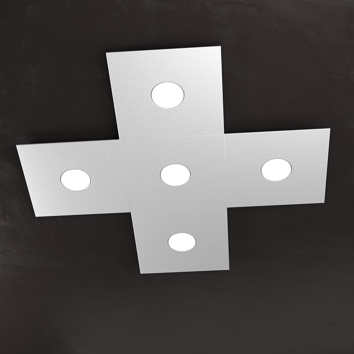 Plafoniera moderna Top Light ECCENTRIC 1156 5L GX53 LED metallo lampada parete soffitto - 39
