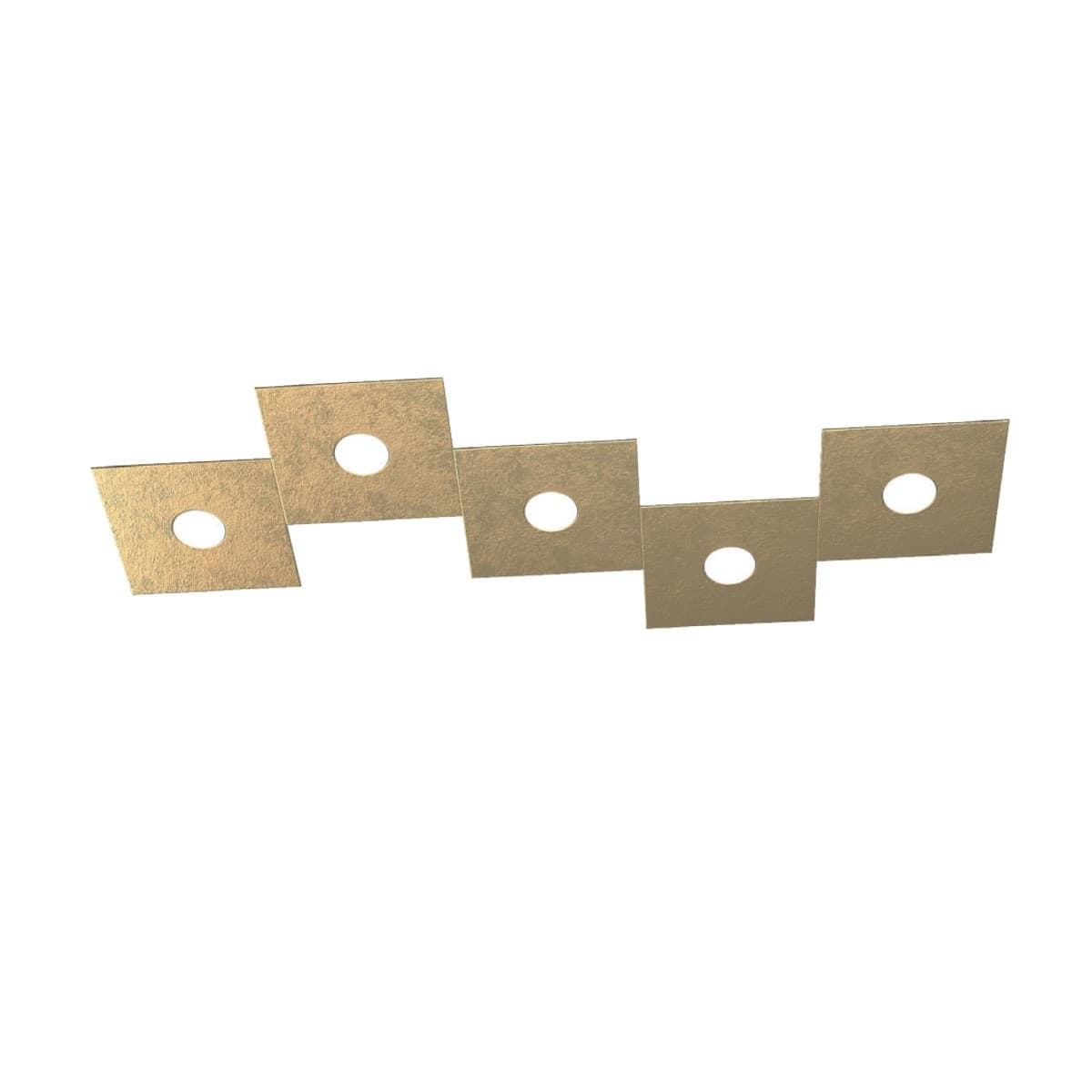 Plafoniera moderna Top Light ECCENTRIC 1156 5L GX53 LED metallo lampada parete soffitto - 50