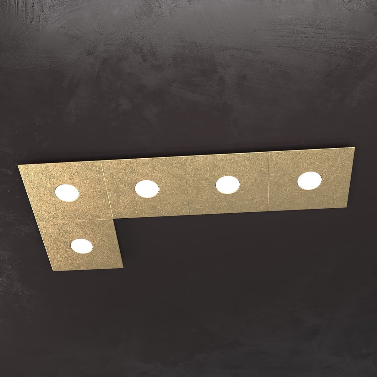 Plafoniera moderna Top Light ECCENTRIC 1156 5L GX53 LED metallo lampada parete soffitto - 51
