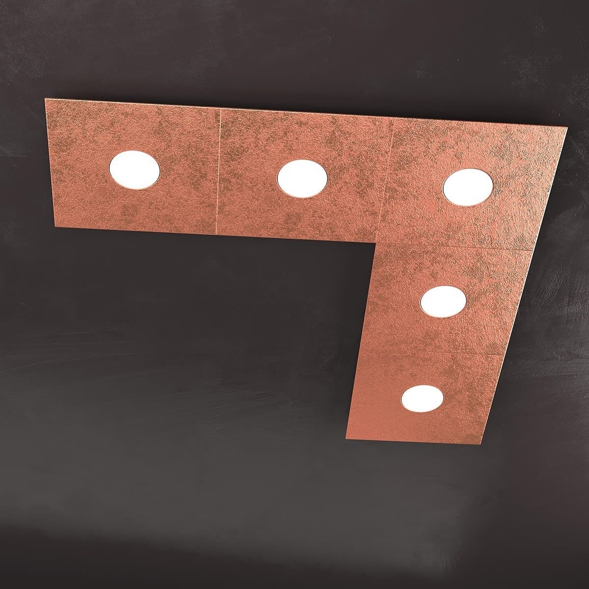 Plafoniera moderna Top Light ECCENTRIC 1156 5L GX53 LED metallo lampada parete soffitto - 61