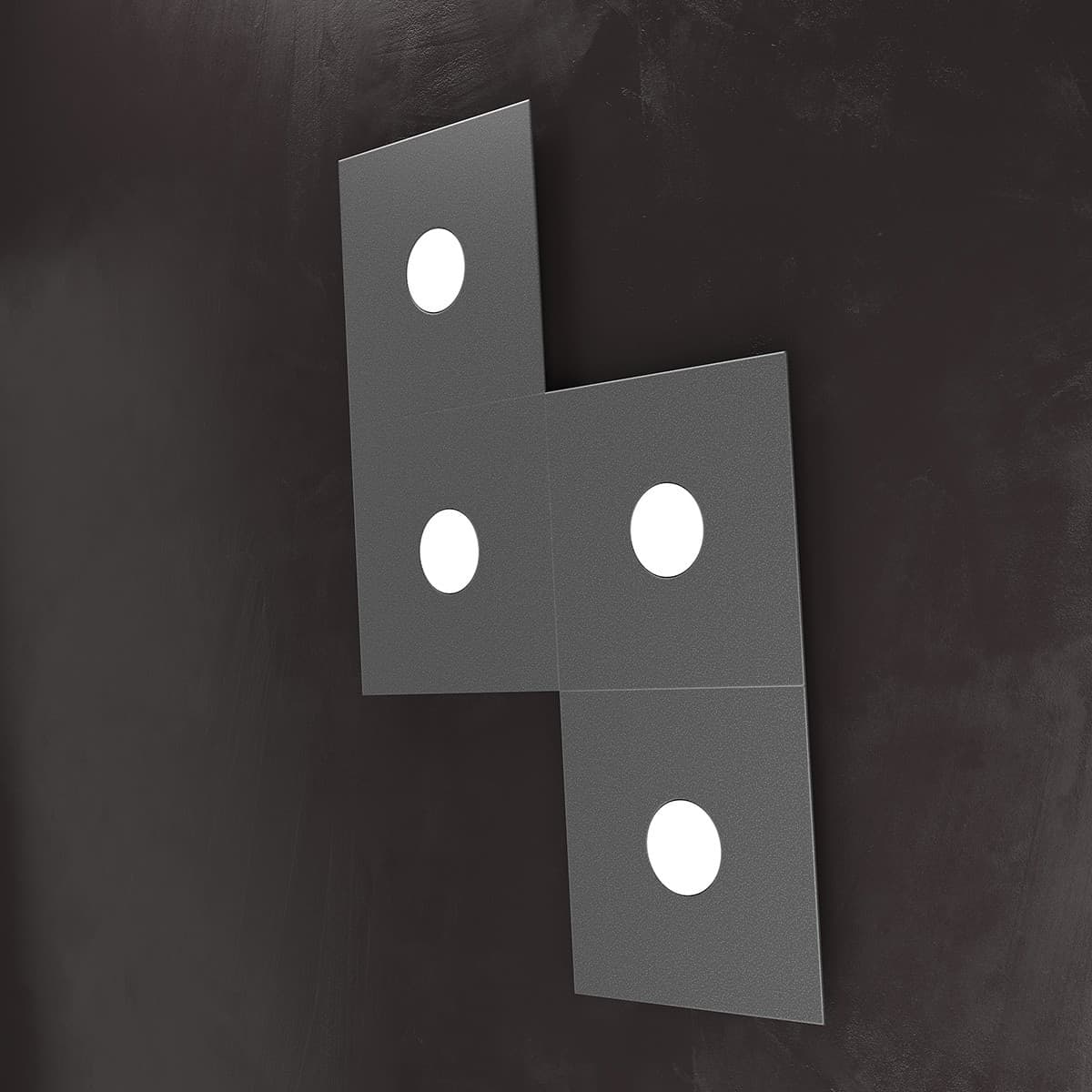 Plafoniera moderna Top Light ECCENTRIC 1156 4L GX53 LED metallo lampada parete soffitto - 25
