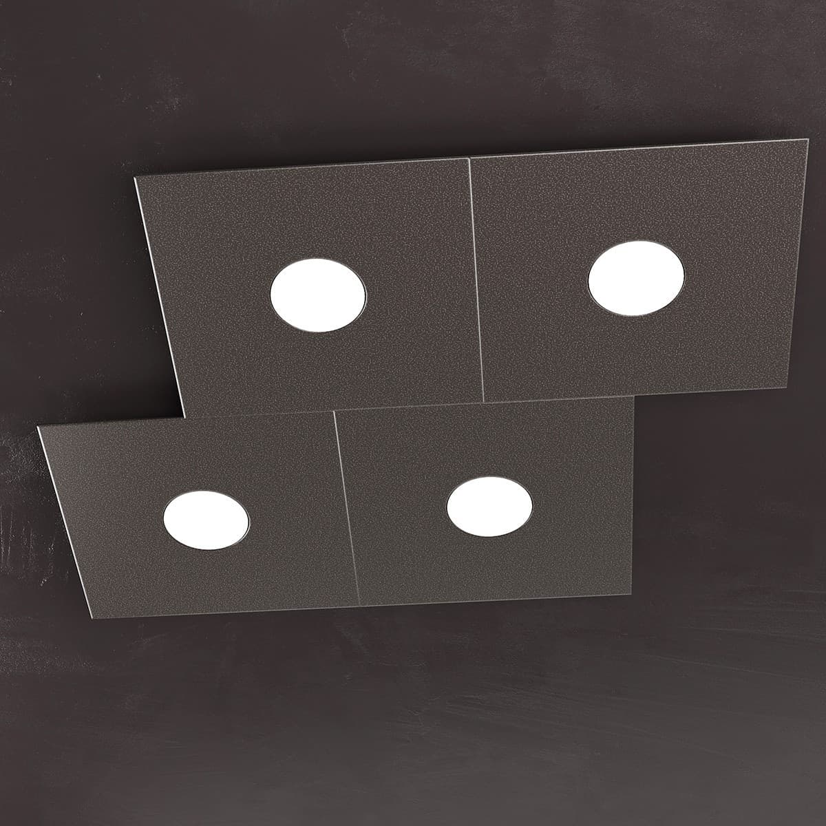 Plafoniera moderna Top Light ECCENTRIC 1156 4L GX53 LED metallo lampada parete soffitto - 34