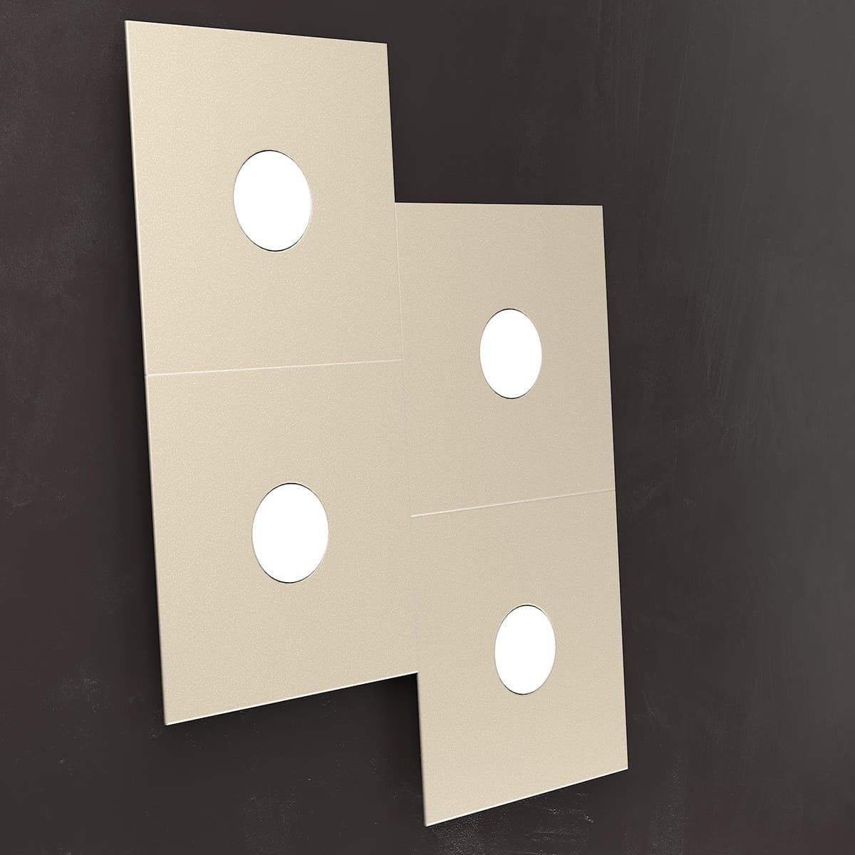 Plafoniera moderna Top Light ECCENTRIC 1156 4L GX53 LED metallo lampada parete soffitto - 35