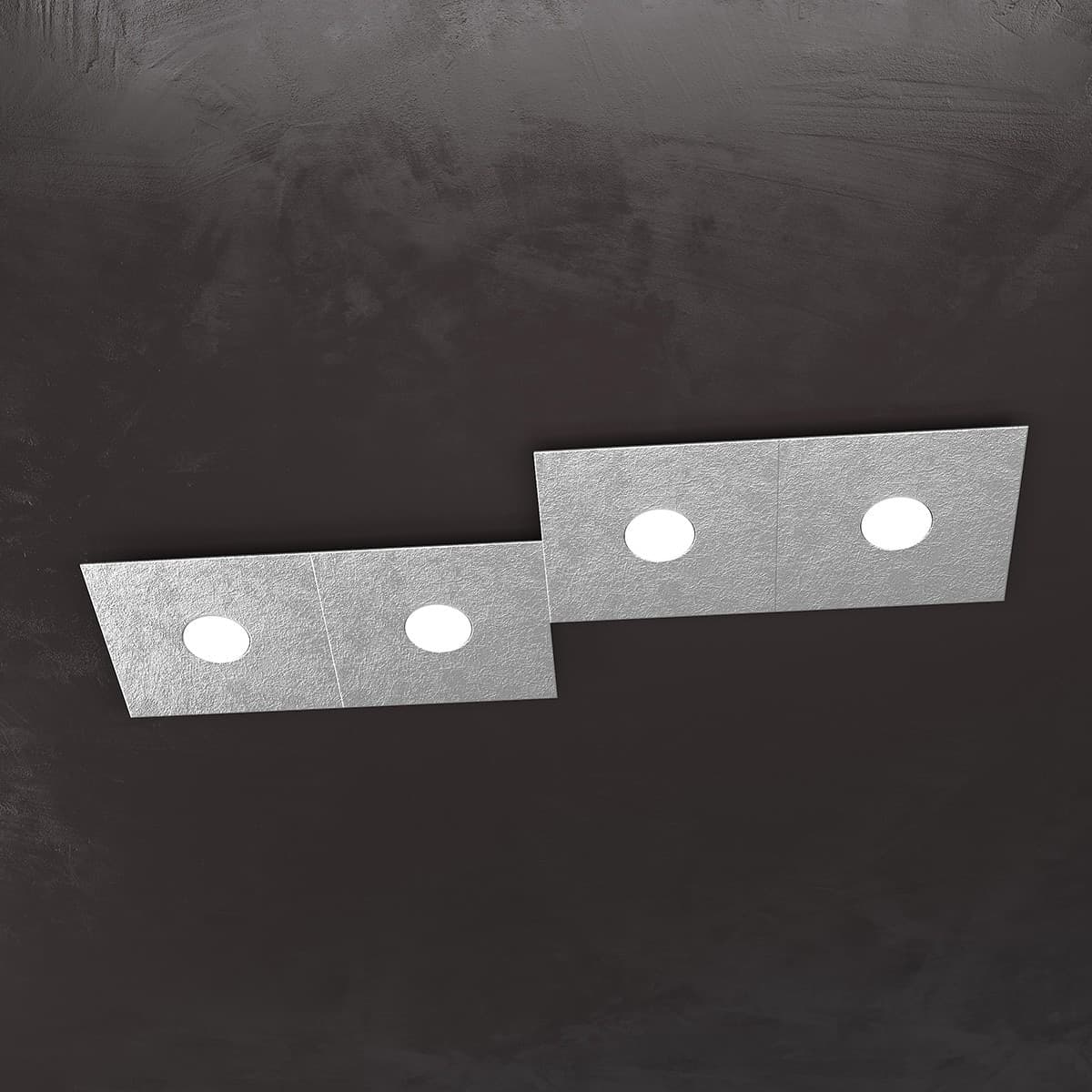 Plafoniera moderna Top Light ECCENTRIC 1156 4L GX53 LED metallo lampada parete soffitto - 36