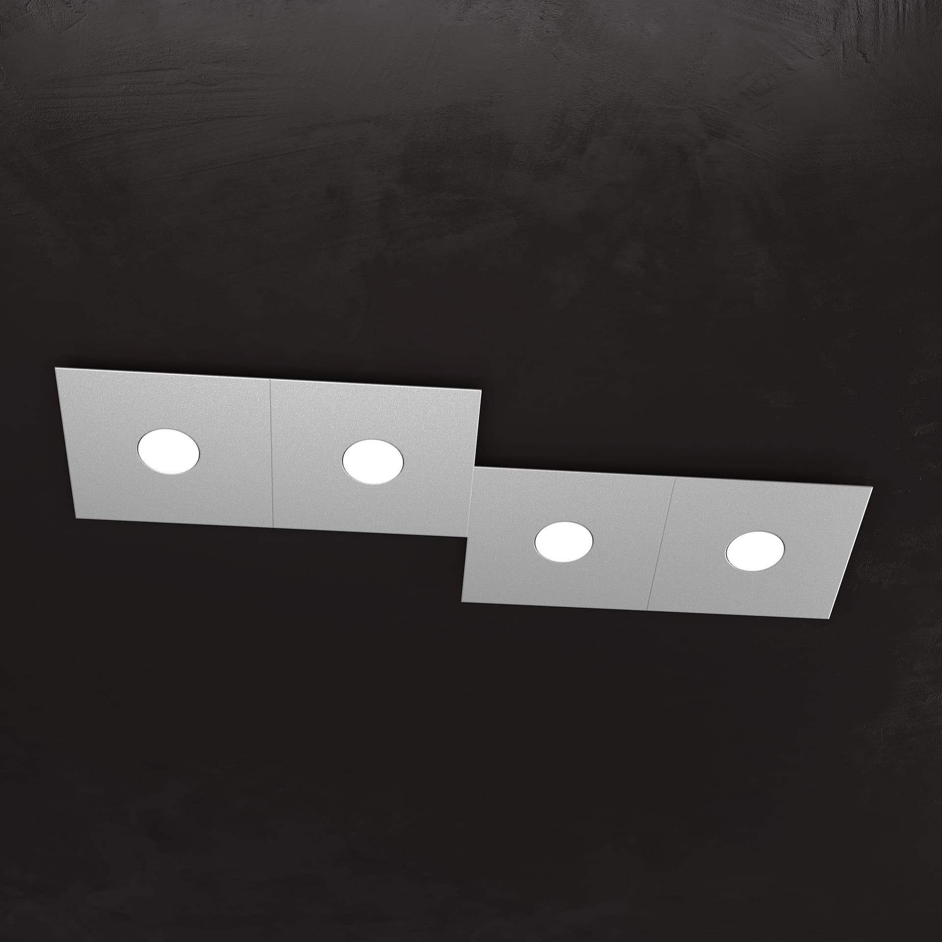 Plafoniera moderna Top Light ECCENTRIC 1156 4L GX53 LED metallo lampada parete soffitto - 39