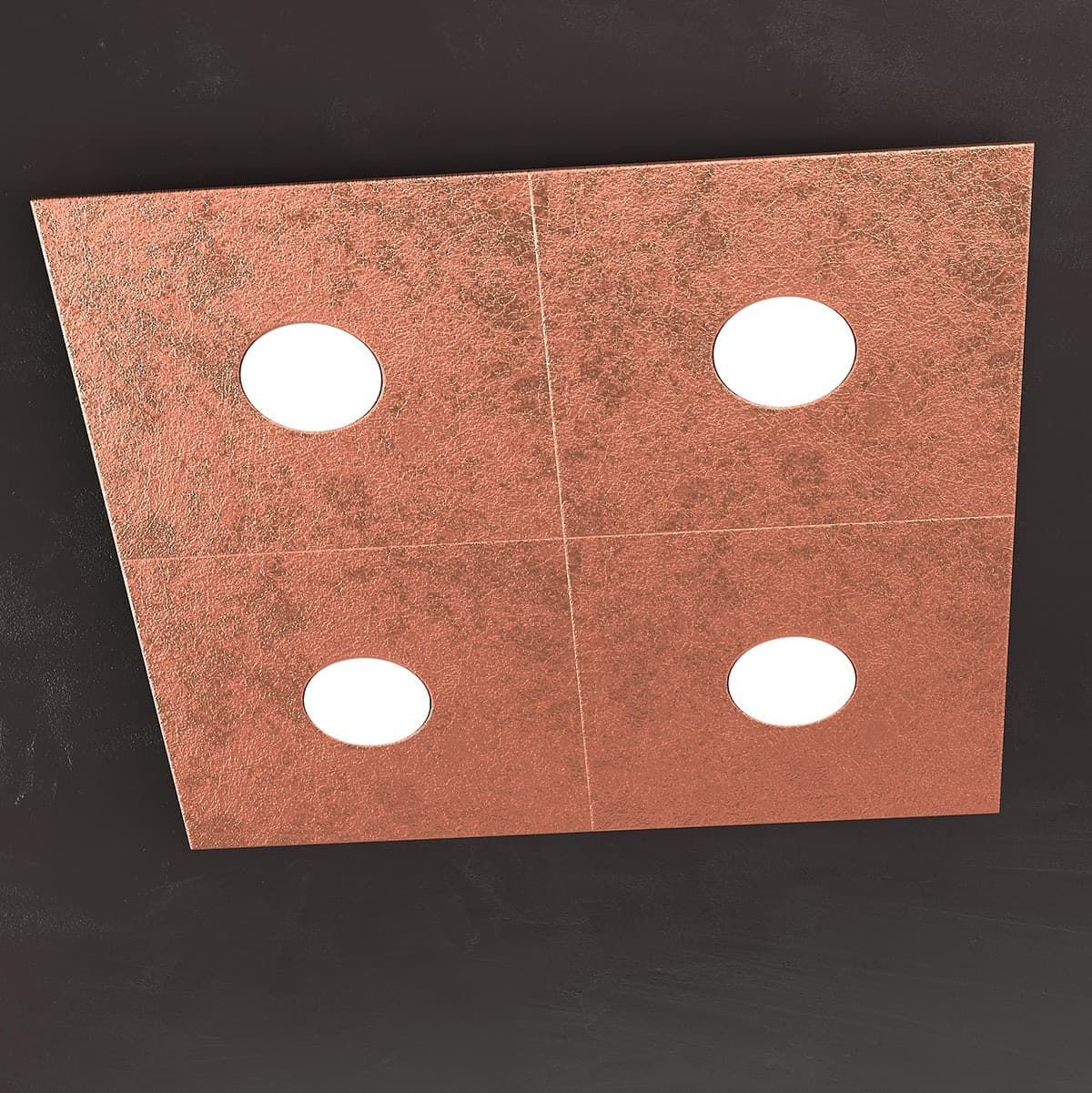 Plafoniera moderna Top Light ECCENTRIC 1156 4L GX53 LED metallo lampada parete soffitto - 50