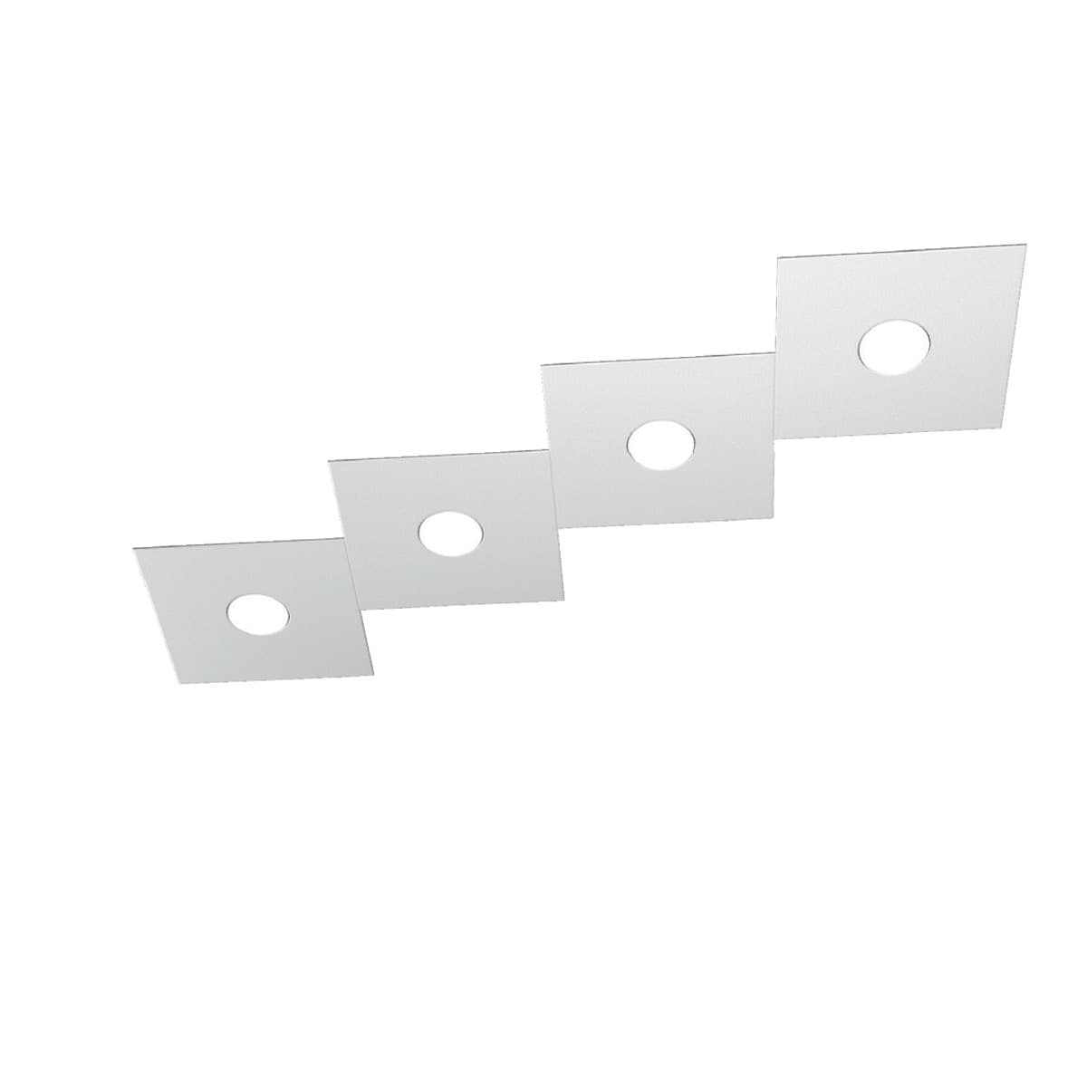 Plafoniera moderna Top Light ECCENTRIC 1156 4L GX53 LED metallo lampada parete soffitto - 53