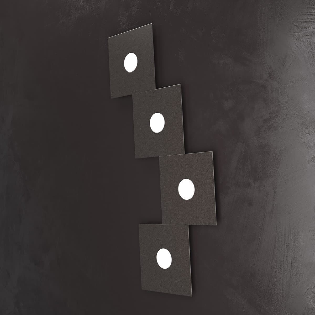 Plafoniera moderna Top Light ECCENTRIC 1156 4L GX53 LED metallo lampada parete soffitto - 62