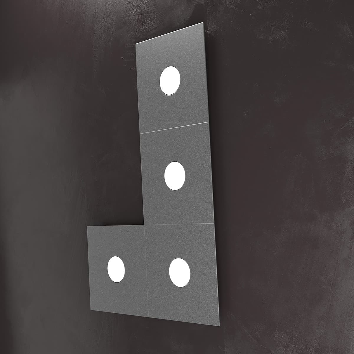 Plafoniera moderna Top Light ECCENTRIC 1156 4L GX53 LED metallo lampada parete soffitto - 69