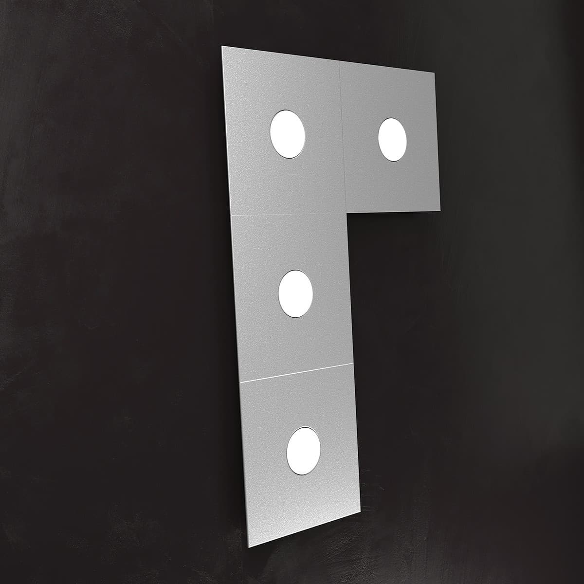 Plafoniera moderna Top Light ECCENTRIC 1156 4L GX53 LED metallo lampada parete soffitto - 70
