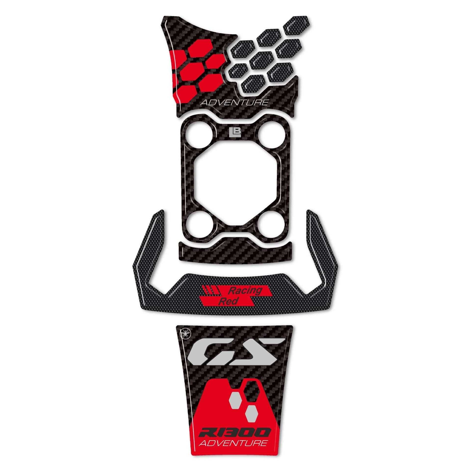 Kit Adesivi Paraserbatoio Protezione compatibile con BMW R1300 GS Adventure - 12