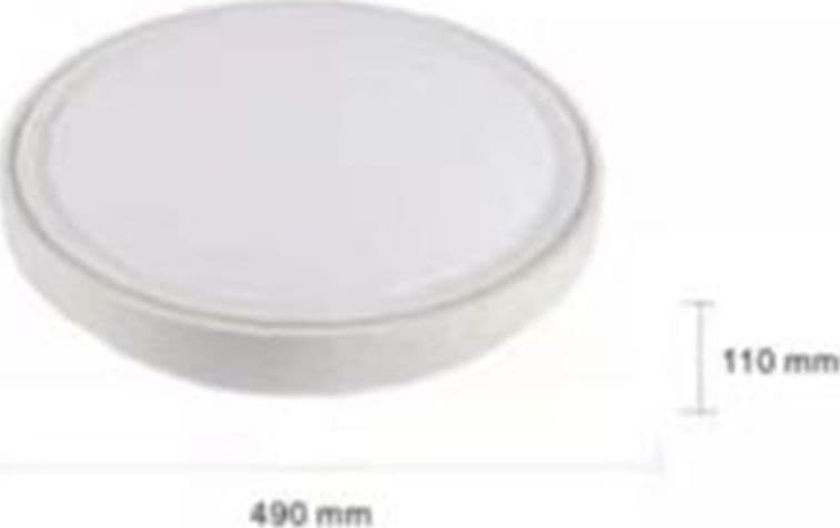 PLAFONIERA DA SOFFITTO 60W CIRCOLARE LUCE FREDDA FST-50A517684 LUCE INTERNA 49CM - 4