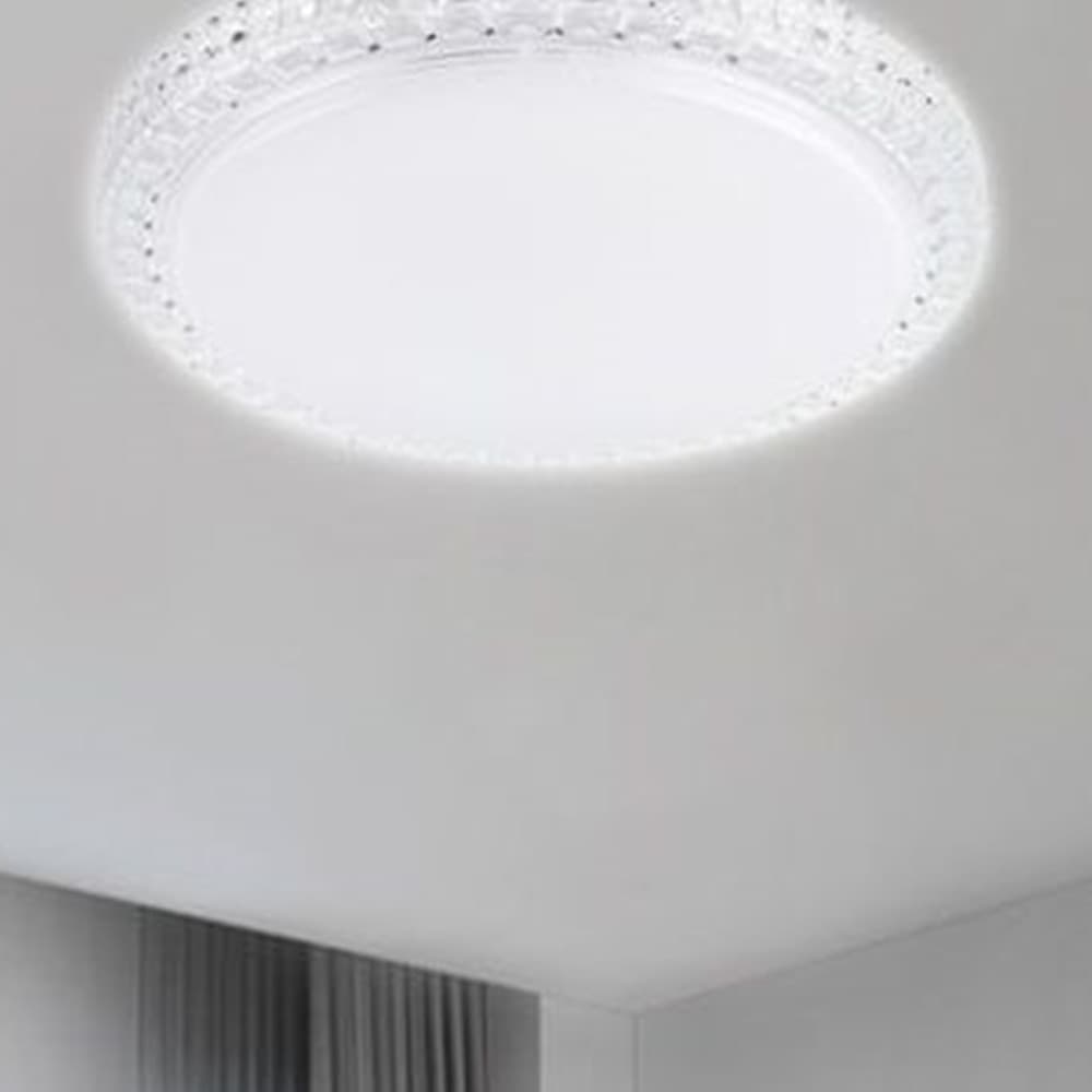 PLAFONIERA DA SOFFITTO INTERNO 45W BORDO CRISTALLI LUCE FREDDA FST-40A26584 40CM - 4
