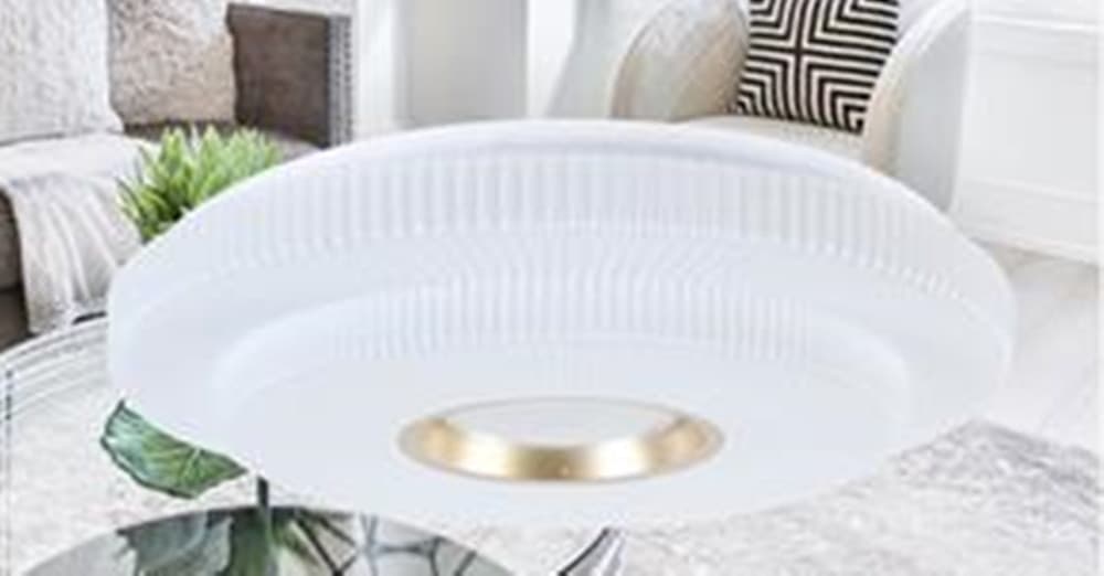 PLAFONIERA LED LAMPADA DA SOFFITTO 45W LUCE BIANCO FREDDO 6500K ORO BIANCO 45502 - 7