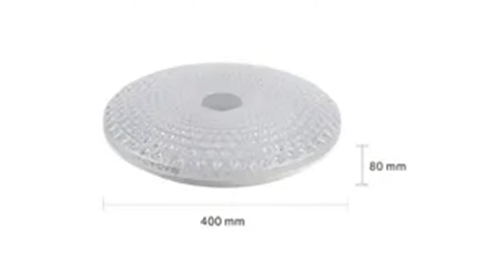 PLAFONIERA DA SOFFITTO 45 W DESIGN CRISTALLI LUCE FREDDA FST-40A45906 INTERNA 40CM - 4