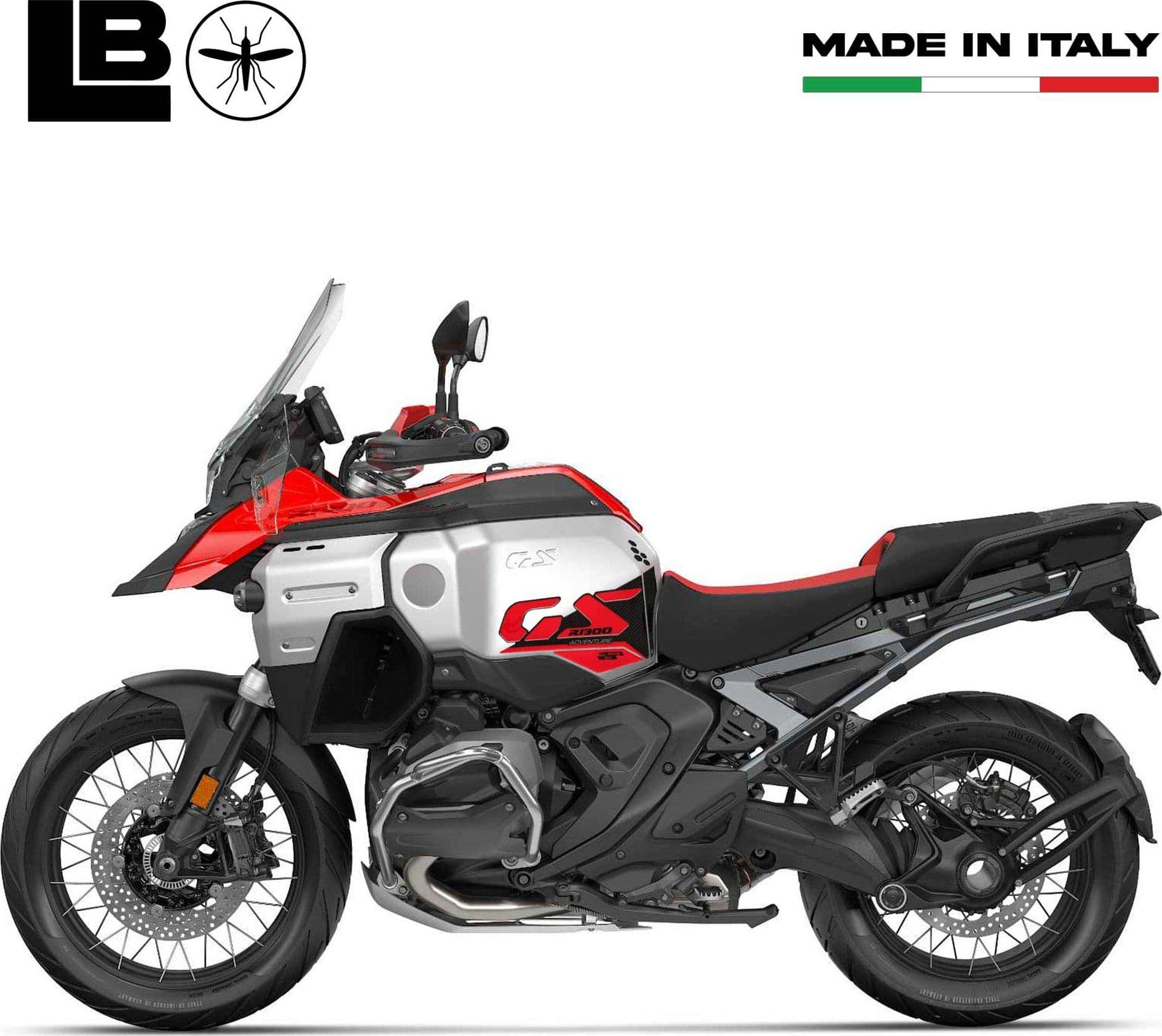Adesivi Gel 3D Protezioni Laterali compatibili con BMW R1300 GS Adventure - 17