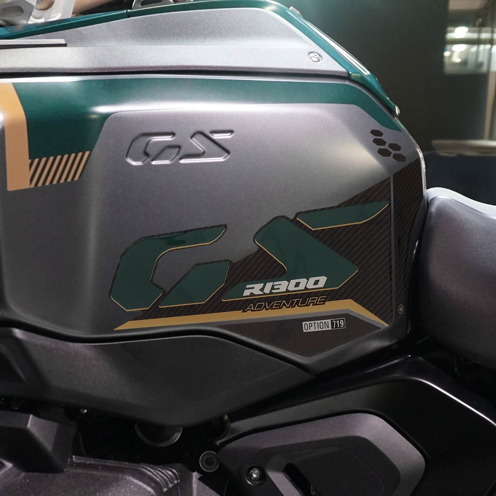 Adesivi Gel 3D Protezioni Laterali compatibili con BMW R1300 GS Adventure - 21
