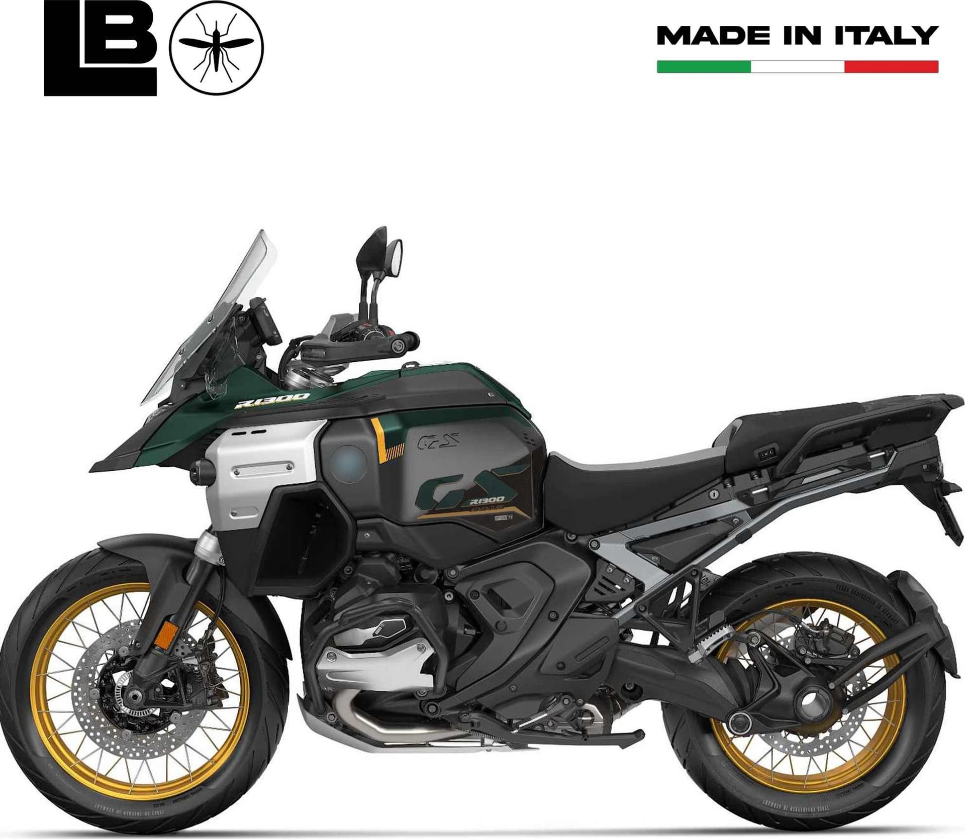 Adesivi Gel 3D Protezioni Laterali compatibili con BMW R1300 GS Adventure - 23